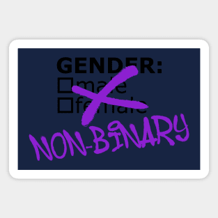 No Checked Boxes *non binary* Magnet